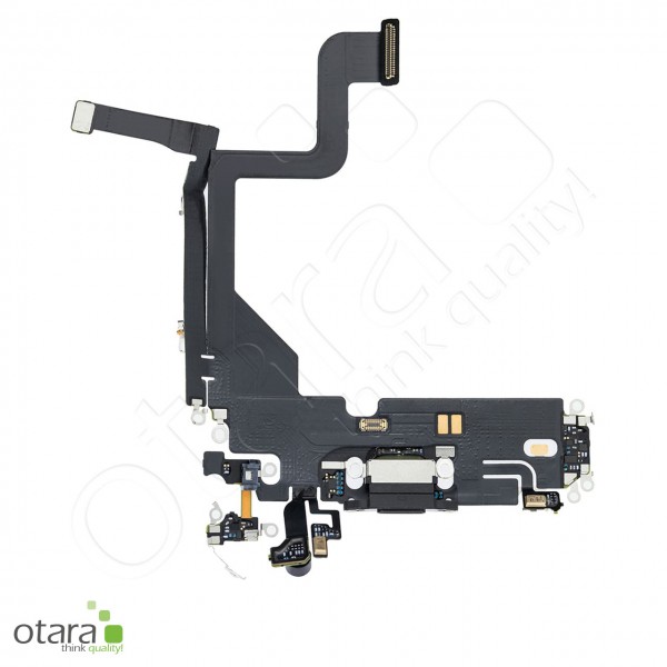 Charging connector Flex suitable for iPhone 13 Pro (Ori/pulled quality), graphit/black