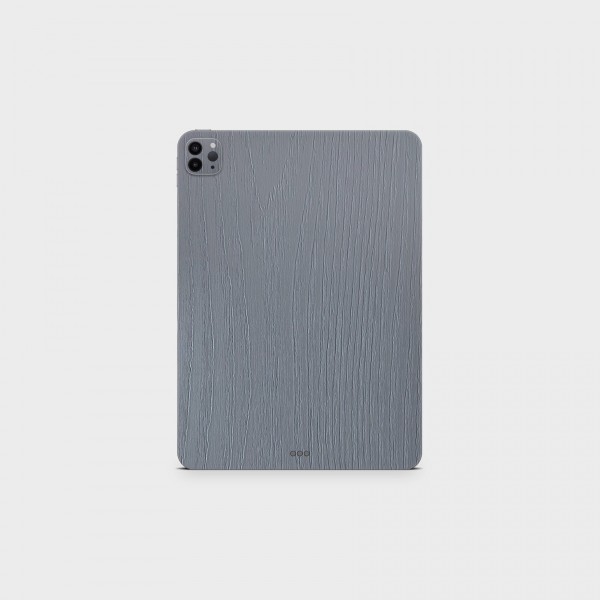GREEN MNKY Backcover Skin Tablet 11" (Struktur Serie) "Holzoptik Grey" [3 Stück]