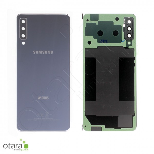 Akkudeckel Samsung Galaxy A7 2018 Duos (A750F), Black, Serviceware