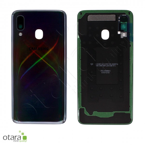 Backcover Samsung Galaxy A40 (A405F), black, Service Pack