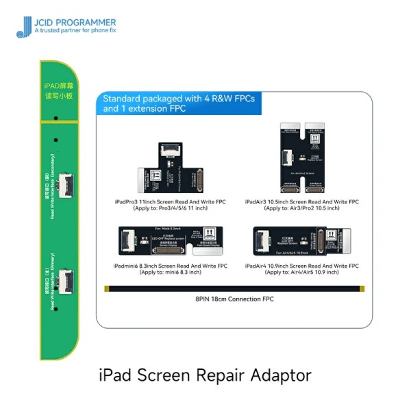 JCID Board for Drawing Straight Line Fix Pen iPad Pro (inkl. 4x Flex) [V1SE/V1S PRO]