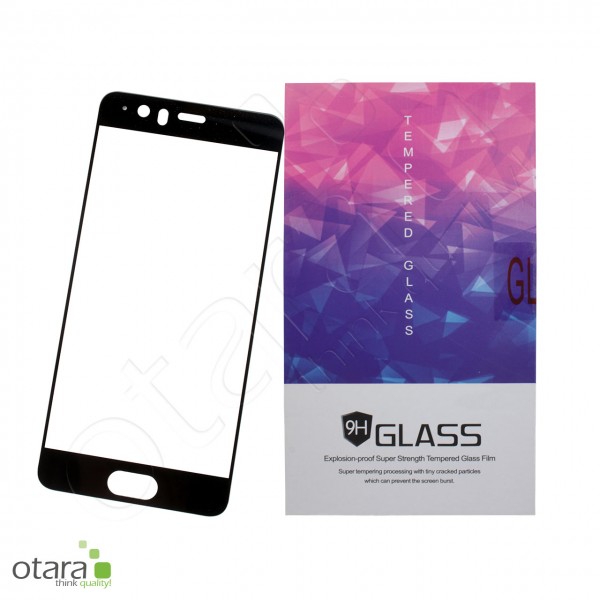 Schutzglas Edge to Edge für Huawei P10 Plus, schwarz