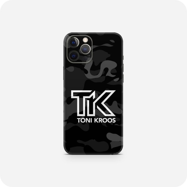 GREEN MNKY Backcover Skin Smartphone 7" (Toni Kroos Kollektion) "TK Black Camo" [3 Stück]