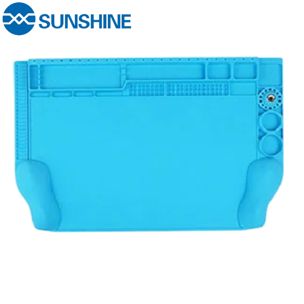 Arbeitsplatzmatte Ergonomic 3D Work Pad Silicone [45x30cm] SUNSHINE SS-004H, blue