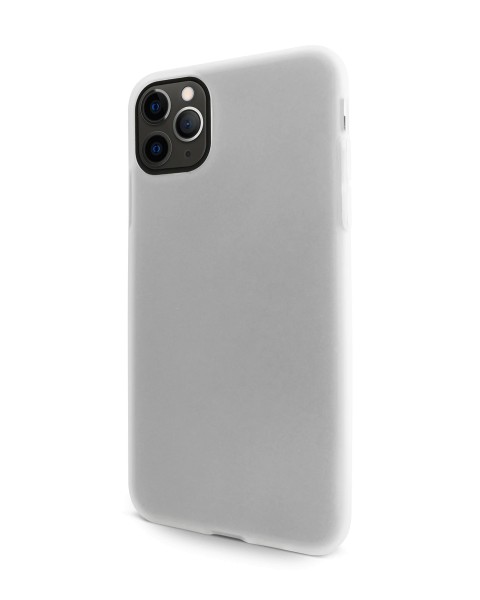 Schutzhülle CASEABLE Silikon Case iPhone 11 Pro Max, recycelt white (Retail/Blister)