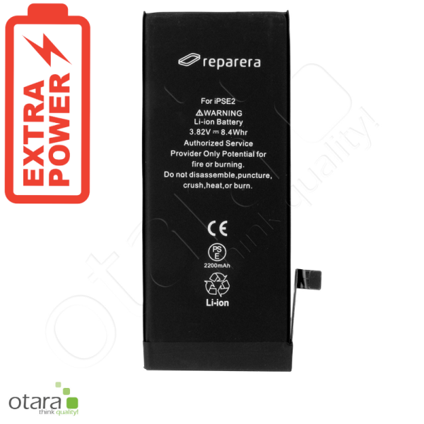 Battery PREMIUM TI Chip (HIGH CAPACITY) *reparera* suitable for iPhone SE (2020) (incl. battery adhesive tape)