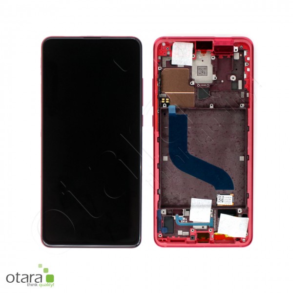 Displayeinheit XIAOMi Mi 9T, Mi 9T Pro, Flame Red, Serviceware