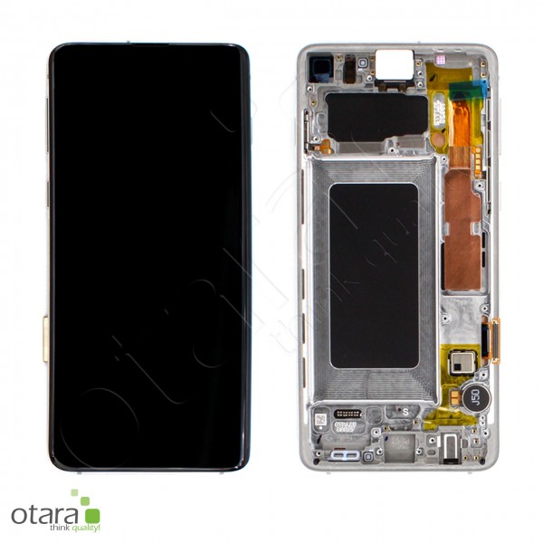 Displayeinheit Samsung Galaxy S10 (G973F), Prism Silver, Serviceware