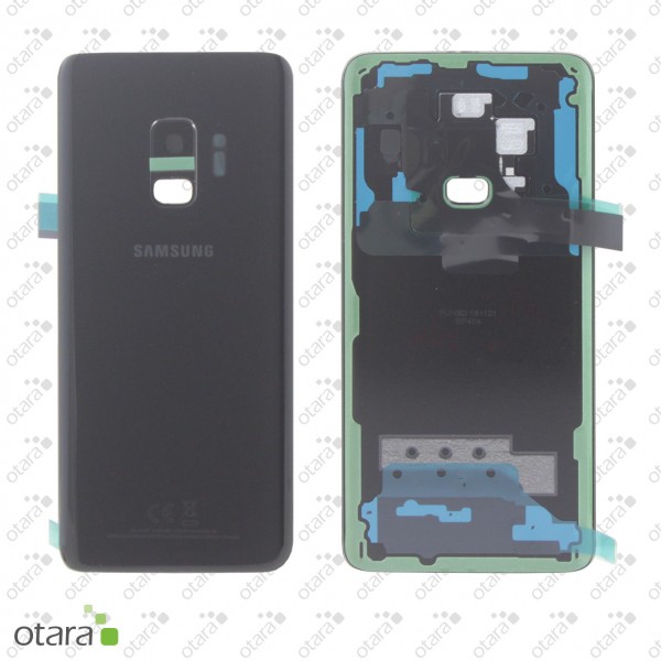 Akkudeckel Samsung Galaxy S9 (G960F), midnight black, Serviceware