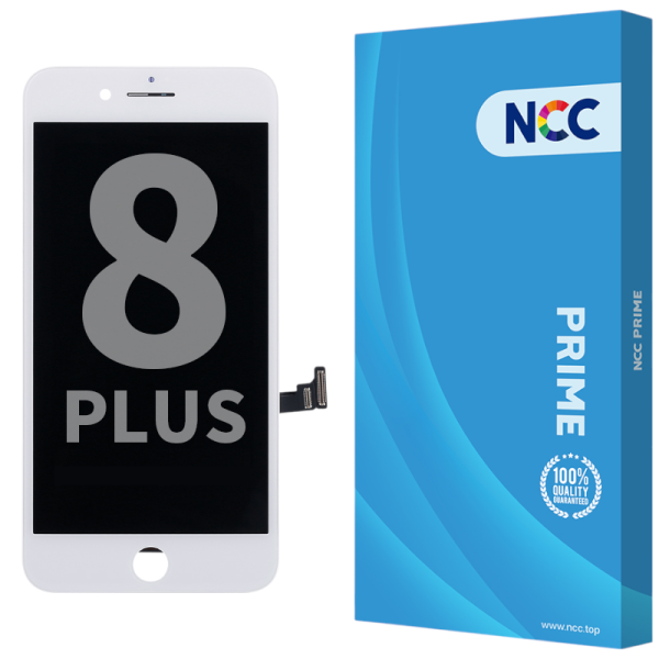 Displayeinheit NCC PRIME für iPhone 8 Plus (COPY) INCELL LCD, inkl. Heatplate, white