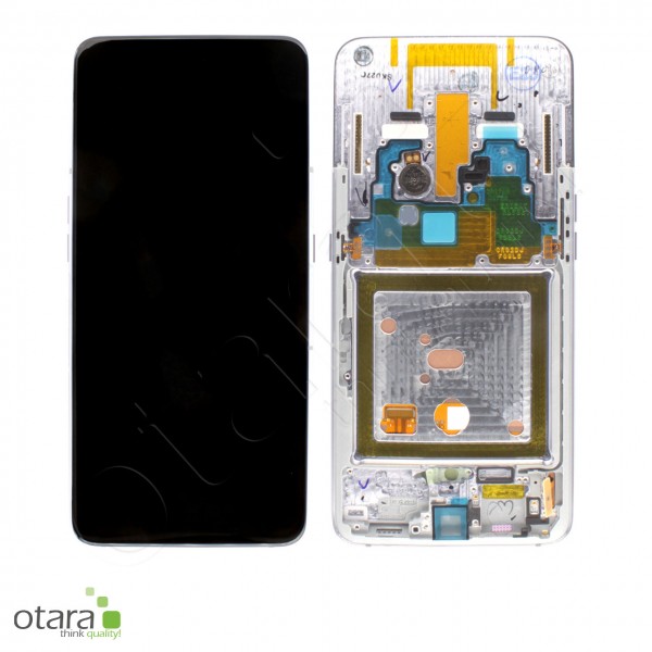 Displayeinheit Samsung Galaxy A80 (A805F), ghost white, Serviceware