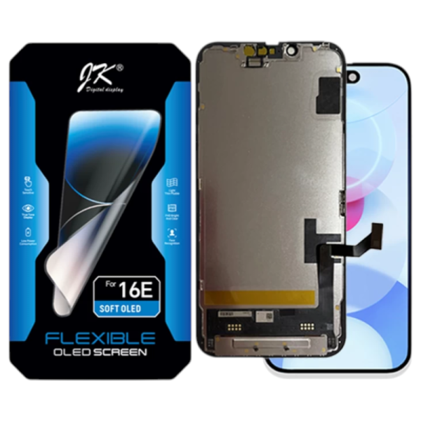 Displayeinheit JK SOFT OLED für iPhone 16e (COPY) soft OLED, black