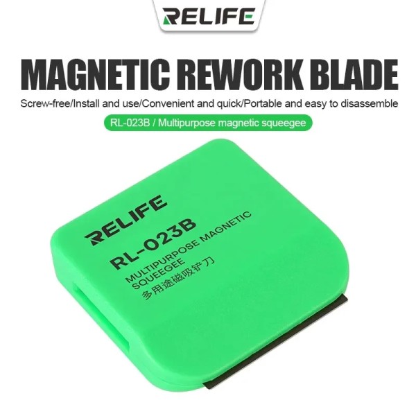 Messer/Klingenhalter für Razor Blades, RELIFE RL-023B (magnetisch), grün