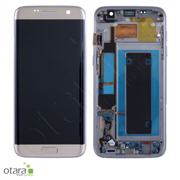 Displayeinheit Samsung Galaxy S7 Edge (G935F), gold, Serviceware