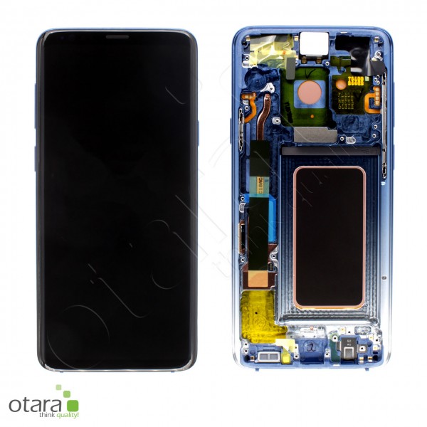 Displayeinheit Samsung Galaxy S9 Plus (G965F), polaris blue, Serviceware