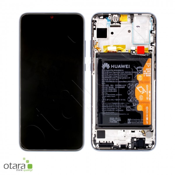 Displayeinheit inkl. Rahmen, Akku Huawei Honor 10 Lite (HRY-LX1), midnight black, Serviceware