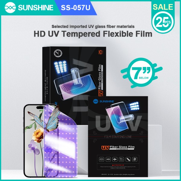 Displayschutzfolie Sunshine 7" SS-057U UV Fiber Glass Protective Films [25pcs]