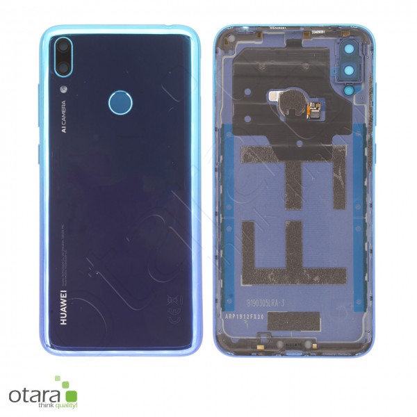 Akkudeckel Huawei Y7 2019, aurora blue, Serviceware