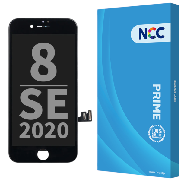 Displayeinheit NCC PRIME für iPhone 8/SE (2020/22) (COPY) INCELL LCD, inkl. Heatplate, black