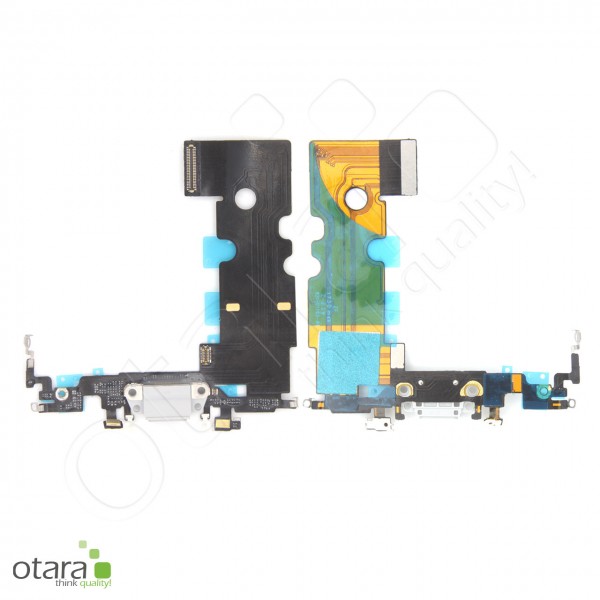Lade Konnektor Flexkabel inkl. Mikrofon geeignet für iPhone 8 (Ori/pulled Qualität), weiß