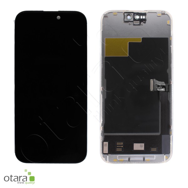 Displayeinheit *reparera* für iPhone 15 Pro (COPY), soft OLED, schwarz
