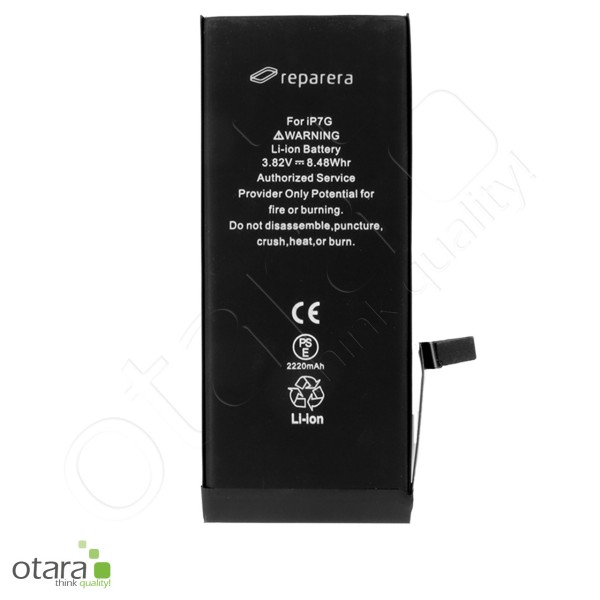 Battery PREMIUM TI Chip (HIGH CAPACITY) *reparera* suitable for iPhone 7 (incl. battery adhesive tape)