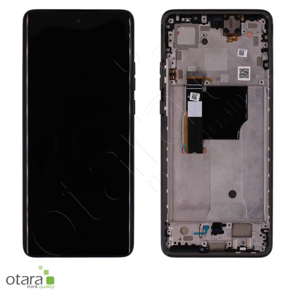 Displayeinheit Motorola Edge 40 Neo (XT2307), Black Beauty, Serviceware