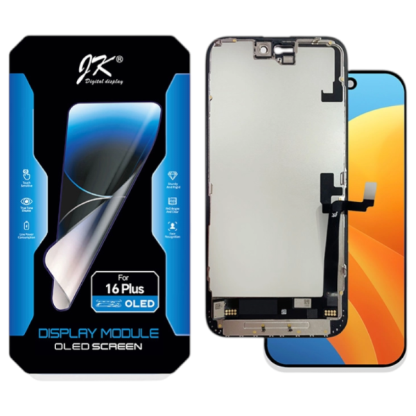 Displayeinheit JK SOFT OLED für iPhone 16 Plus (COPY) soft OLED, black