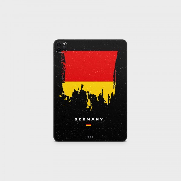 GREEN MNKY Backcover Skin Tablet 11" (Flags Serie) "Germany Flag" [3 Stück]