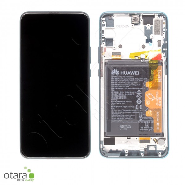 Displayeinheit inkl. Rahmen, Akku für Huawei P Smart Z, emerald green, Serviceware