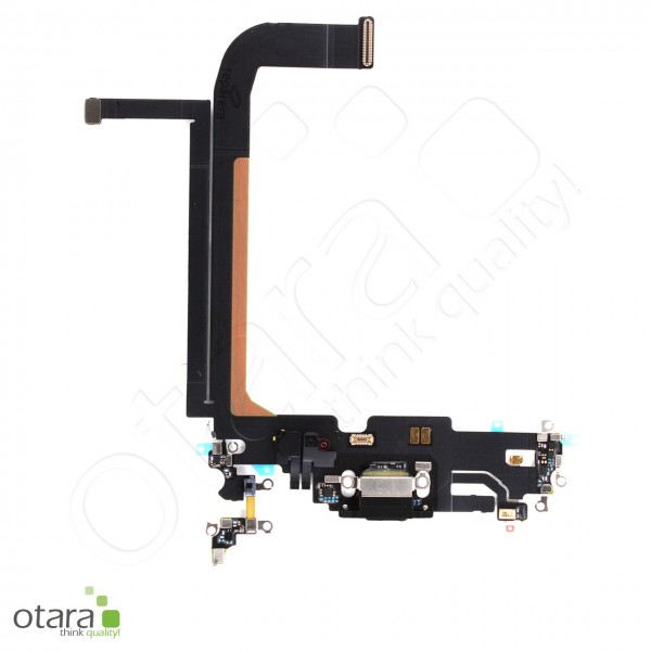 Charging connector Flex suitable for iPhone 13 Pro Max (Ori/pulled quality), graphit/black