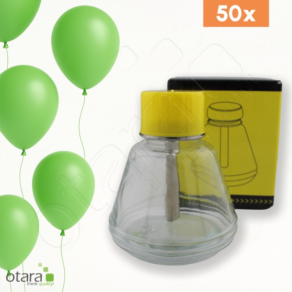 PRÄMIE 10 Jahre Liquid-Spender mit Pumpaufsatz, Dispenser für Flüssigkeiten [Glas/150ml]