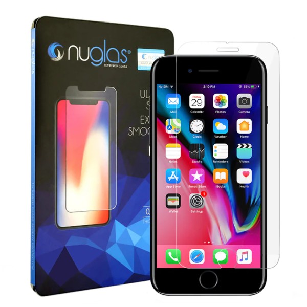 Schutzglas NUGLAS PREMIUM 2,5D iPhone 7/8/SE (2020/22) (Retail/Blister)