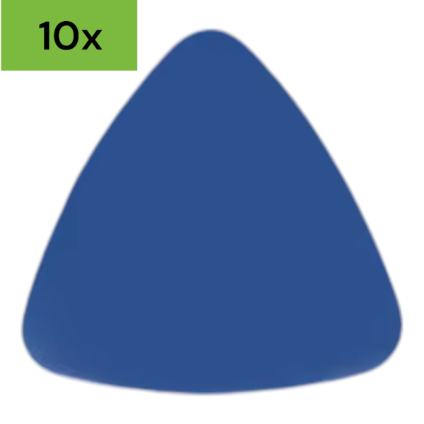 Opener/Guitar Picks Plastic (thin) 30x30mm, blue [10 pcs]