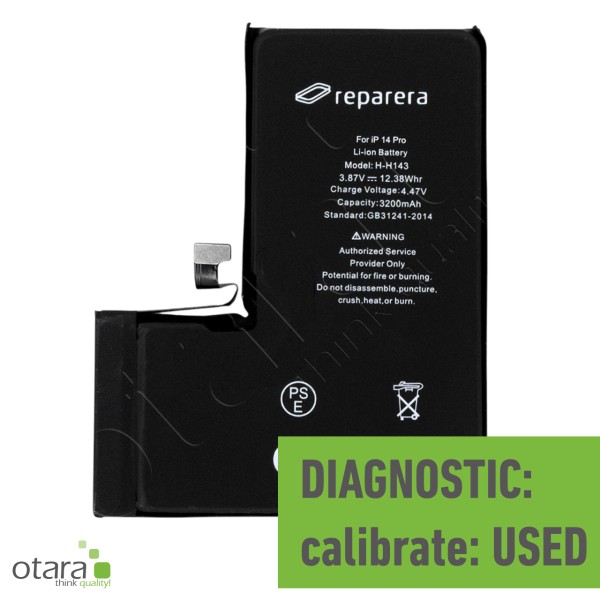 Akku Diagnostic *reparera* für iPhone 14 Pro inkl. Akkuklebestreifen