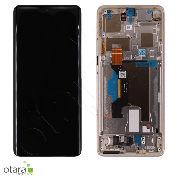 Displayeinheit Motorola Edge 50 Ultra (XT2401), Nordic Wood, Serviceware