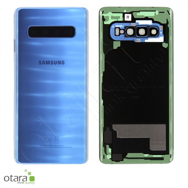 Akkudeckel Samsung Galaxy S10 (G973F), prism blue, Serviceware