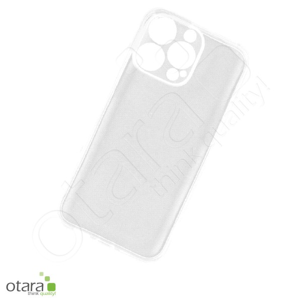 Schutzhülle Clearcase TPU Handyhülle iPhone 13 Pro Max (inkl. extra Kameraschutz), transparent