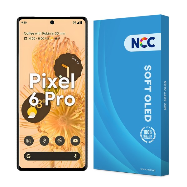 Displayeinheit NCC SOFT OLED für Google Pixel 7 Pro, schwarz