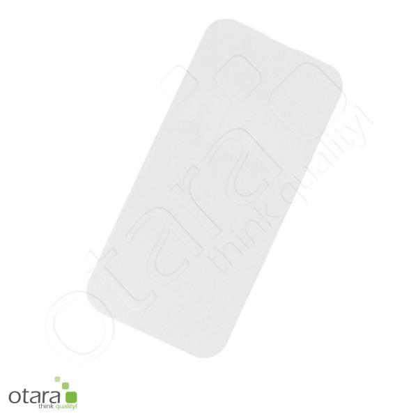 Schutzglas 2,5D iPhone 15 Plus, transparent (Paperpack)