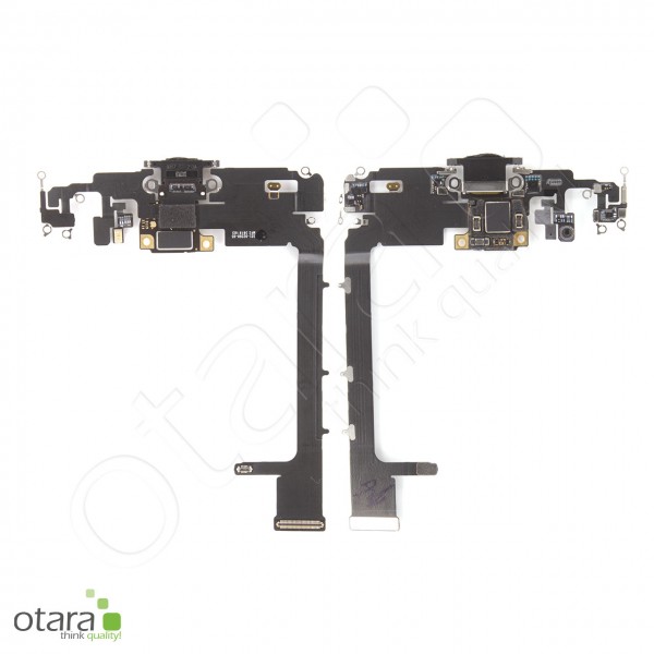Lade Konnektor Flexkabel geeignet für iPhone 11 Pro Max (ori/pulled), schwarz