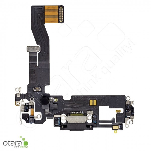 Lade Dock Connector Flex *reparera* für iPhone 12 Pro (Ori/pulled Qualität), schwarz