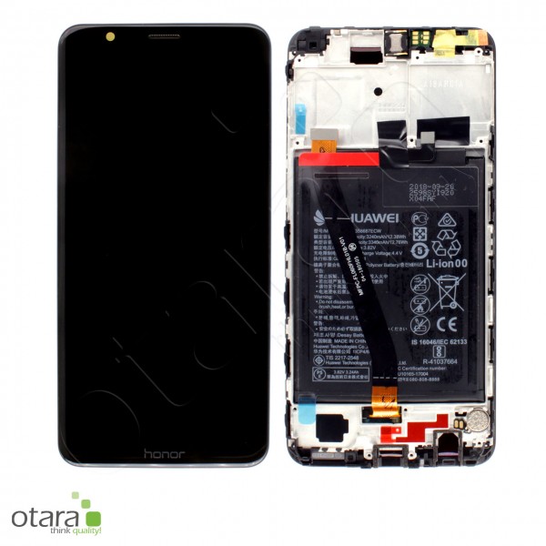 Displayeinheit Huawei Honor 7X, schwarz, Serviceware