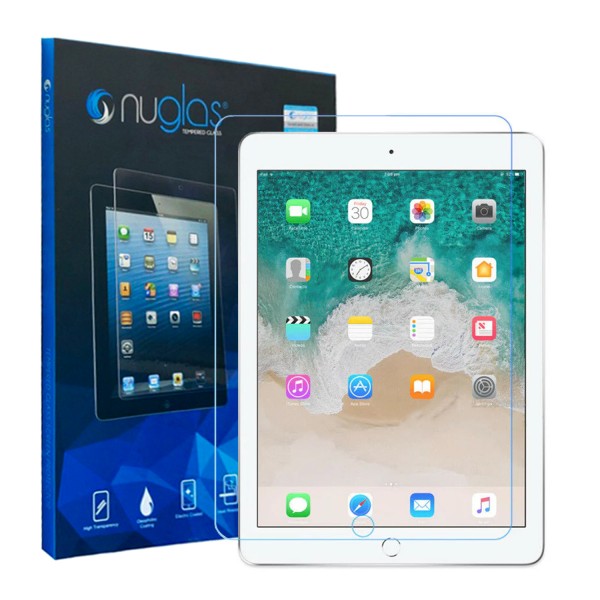 Schutzglas iPad PREMIUM NUGLAS 2,5D iPad 5/6 (9.7), Air 1/2, Pro 9.7, transparent (Retail/Blister)