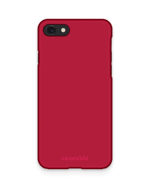 CASEABLE Hard Case iPhone 6/7/8/SE (2020/22), Red (Retail/Blister)