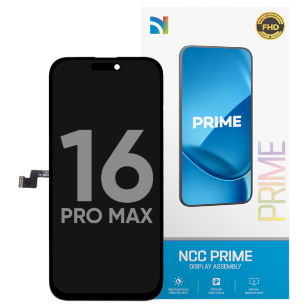 Displayeinheit NCC PRIME für iPhone 16 Pro Max (COPY) INCELL LCD, black