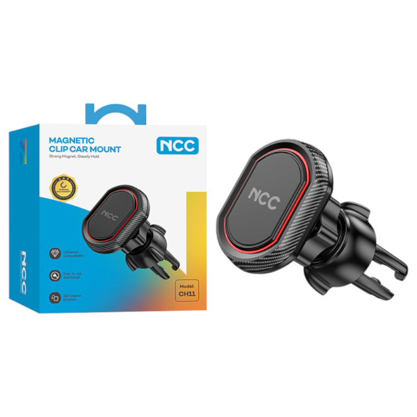 Car Holder Smartphone Autohalterung NCC CH11 (Strong Magnet), black (Retail/Blister)