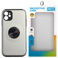 Schutzhülle NCC A0017 TPU Color Ring Case iPhone 12, silver (Retail/Blister) Schutzhülle NCC A0017 TPU Color Ring Case iPhone 12, silver (Retail/Blister)