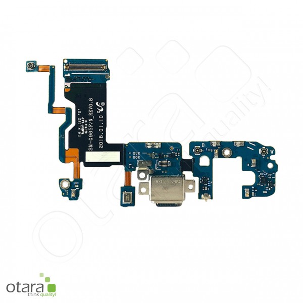 Samsung Galaxy S9 Plus (G965F) Ladebuchse Platine USB-C, Mikrofon (reparera)