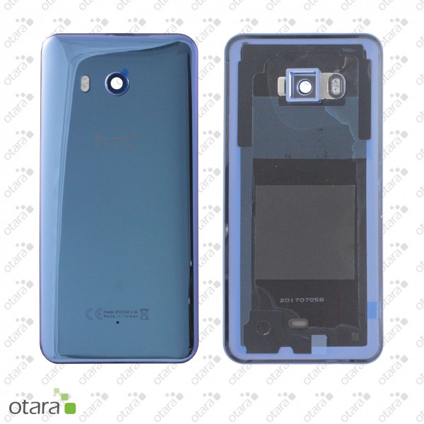 Akkudeckel geeignet für HTC U11, hellblau (amazing silver)
